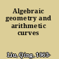Algebraic geometry and arithmetic curves