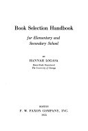 Book selection handbook for elementary and secondary school.