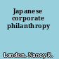 Japanese corporate philanthropy