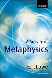 A survey of metaphysics /