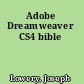 Adobe Dreamweaver CS4 bible