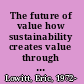 The future of value how sustainability creates value through competitive differentiation /