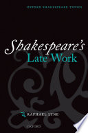 Shakespeare's late work