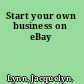 Start your own business on eBay