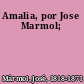Amalia, por Jose Marmol;