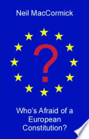 Who's afraid of a European Constitution?