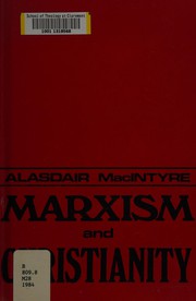 Marxism and Christianity /
