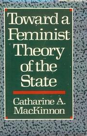 Toward a feminist theory of the state /