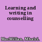 Learning and writing in counselling