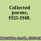 Collected poems, 1925-1948.