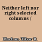 Neither left nor right selected columns /