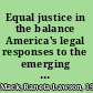 Equal justice in the balance America's legal responses to the emerging terrorist threat /