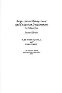 Acquisitions management and collection development in libraries /