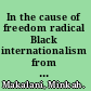 In the cause of freedom radical Black internationalism from Harlem to London, 1917-1939 /