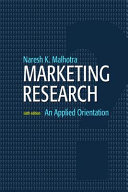 Marketing research : an applied orientation /