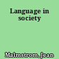 Language in society