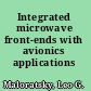 Integrated microwave front-ends with avionics applications