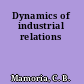 Dynamics of industrial relations