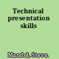 Technical presentation skills