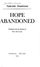 Hope abandoned /