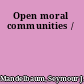 Open moral communities /