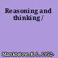 Reasoning and thinking /