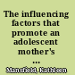 The influencing factors that promote an adolescent mother's intention to successfully perform the behavior of breastfeeding for longer than two months /