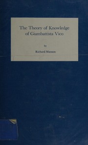 The theory of knowledge of Giambattista Vico.