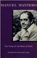 Manuel Mantero, new songs for the ruins of Spain /