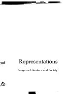 Representations : essays on literature and society /