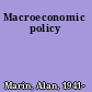Macroeconomic policy