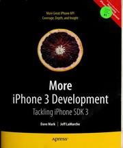 More iPhone 3 development tackling iPhone SDK 3 /