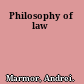 Philosophy of law