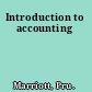 Introduction to accounting