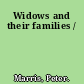 Widows and their families /