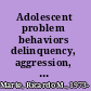 Adolescent problem behaviors delinquency, aggression, and drug use /