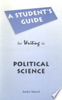 A student's guide for writing in political science