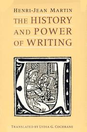 The history and power of writing /