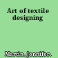 Art of textile designing