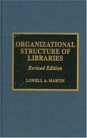 Organizational structure of libraries /