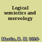 Logical semiotics and mereology