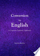 Conversion in English : a cognitive semantic approach /