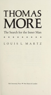 Thomas More : the search for the inner man /