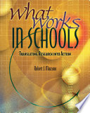 What works in schools : translating research into action /