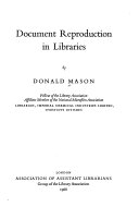 Document reproduction in libraries