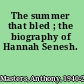 The summer that bled ; the biography of Hannah Senesh.