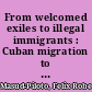 From welcomed exiles to illegal immigrants : Cuban migration to the U.S., 1959-1995 /