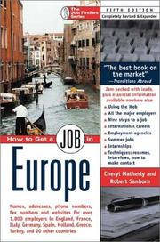 How to get a job in Europe /