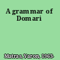 A grammar of Domari