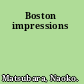 Boston impressions